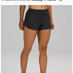 Lululemon speed up shorts
